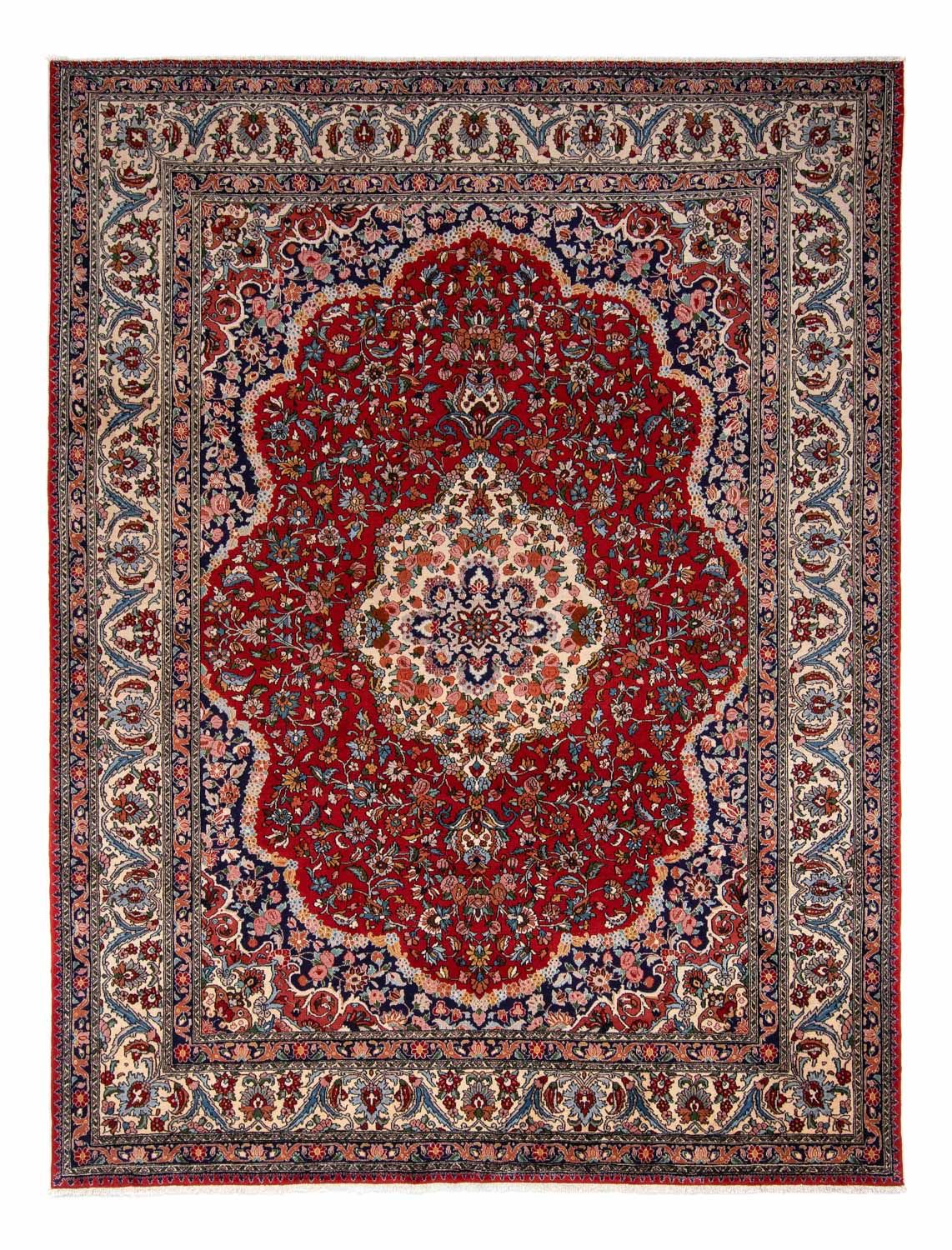 Tapis persan - Nomadic - 345 x 258 cm - rouge foncé