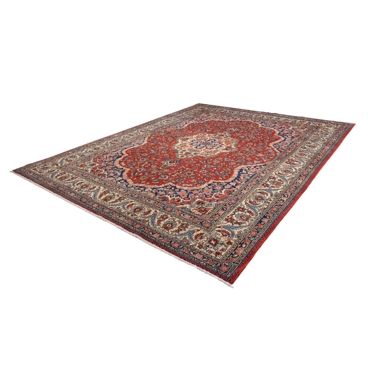Tapis persan - Nomadic - 345 x 258 cm - rouge foncé