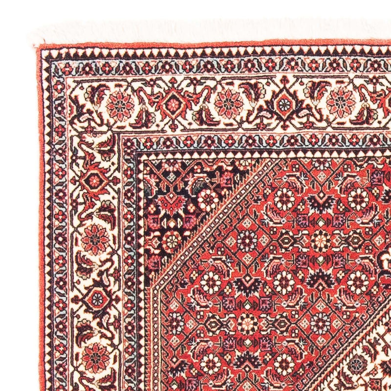 Tapis persan - Bidjar carré  - 112 x 100 cm - rouge