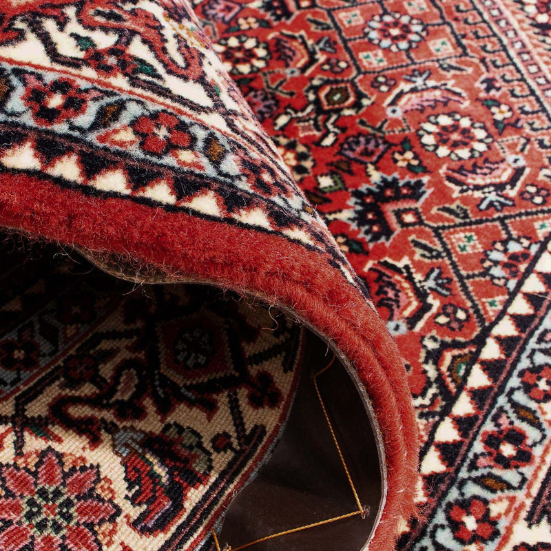 Tapis persan - Bidjar carré  - 112 x 100 cm - rouge