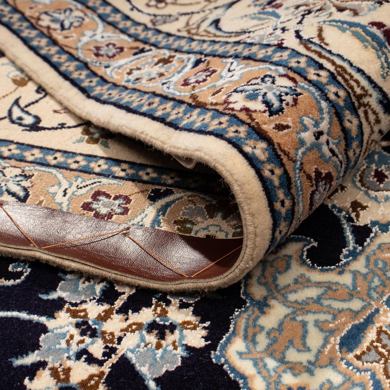 Tapis persan - Nain - Premium - 296 x 198 cm - beige
