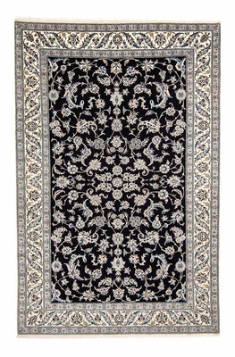 Tapis persan - Nain - Premium - 309 x 200 cm - bleu foncé