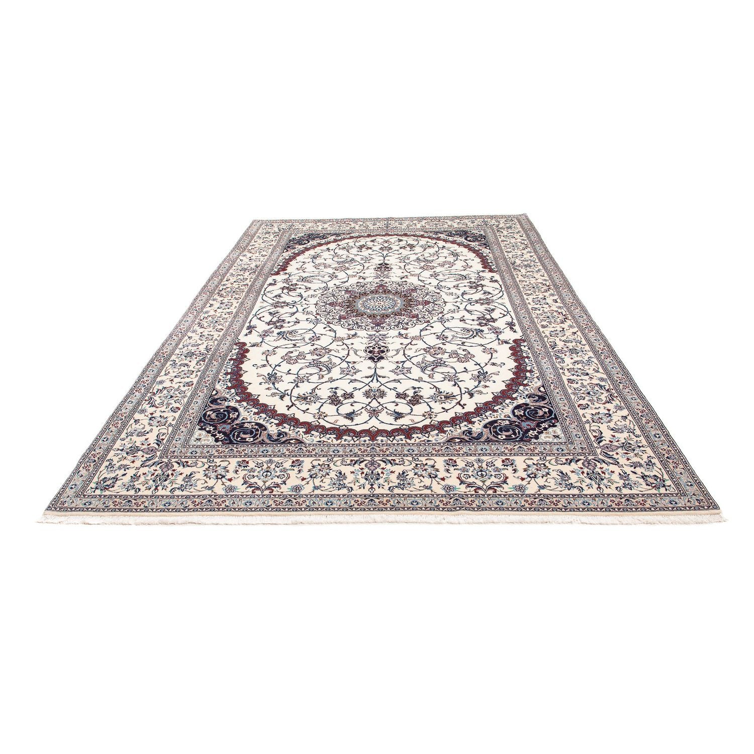 Tapis persan - Nain - Premium - 314 x 200 cm - beige