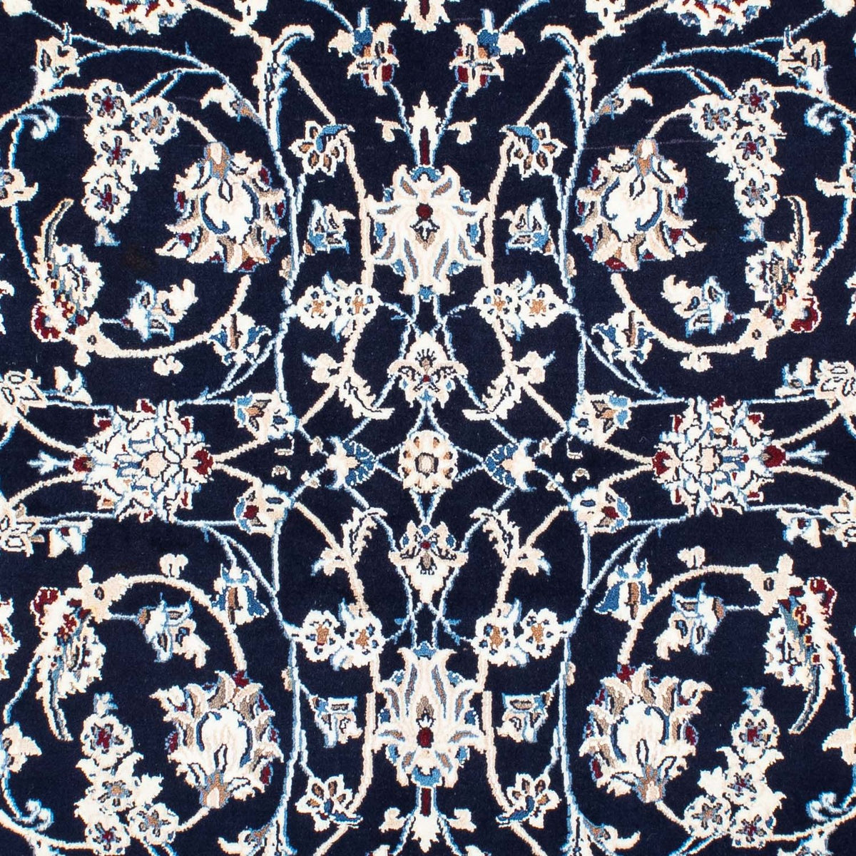 Tapis persan - Nain - Royal - 228 x 155 cm - bleu foncé