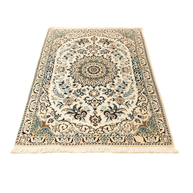 Tapis persan - Nain - Royal - 132 x 85 cm - beige