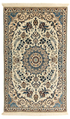 Tapis persan - Nain - Royal - 141 x 84 cm - beige