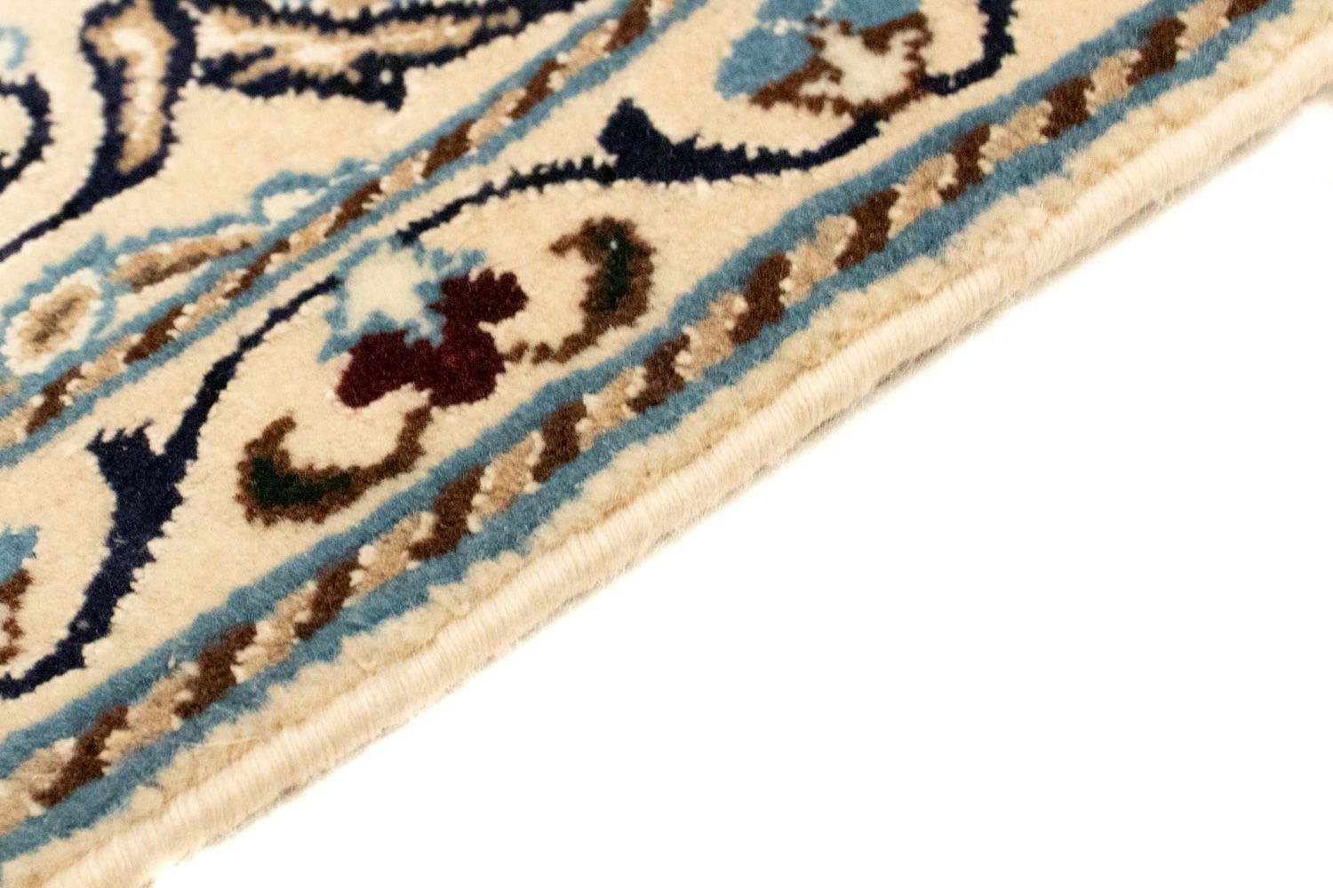 Tapis persan - Nain - Royal - 141 x 84 cm - beige