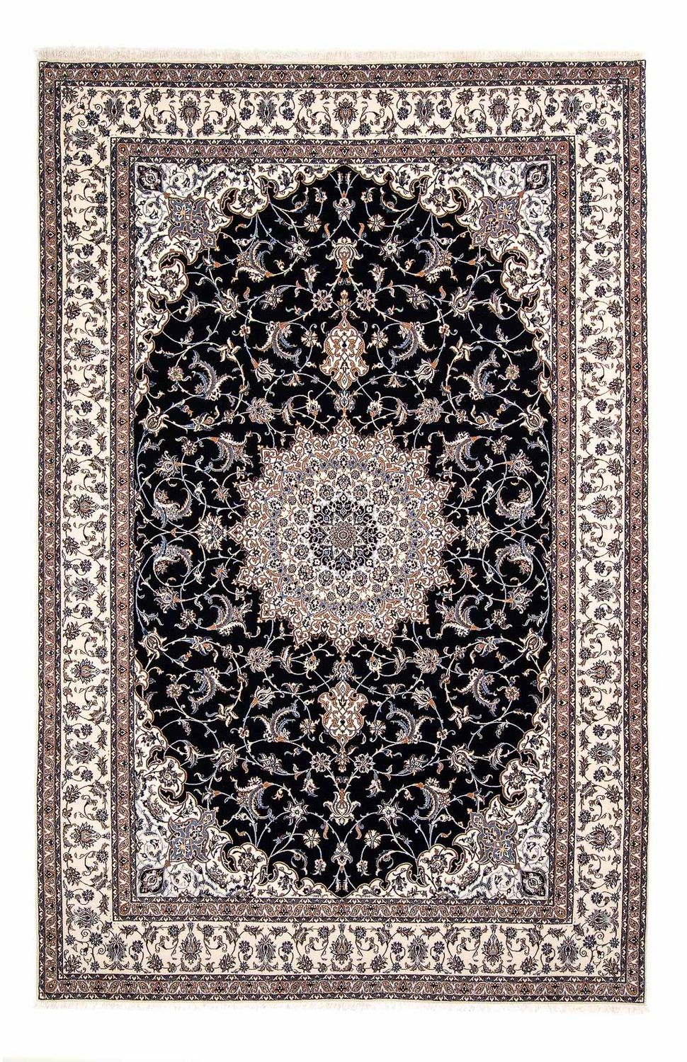Tapis persan - Nain - Premium - 328 x 215 cm - beige