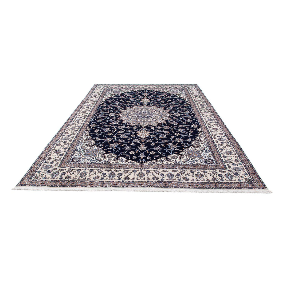 Tapis persan - Nain - Premium - 328 x 215 cm - beige