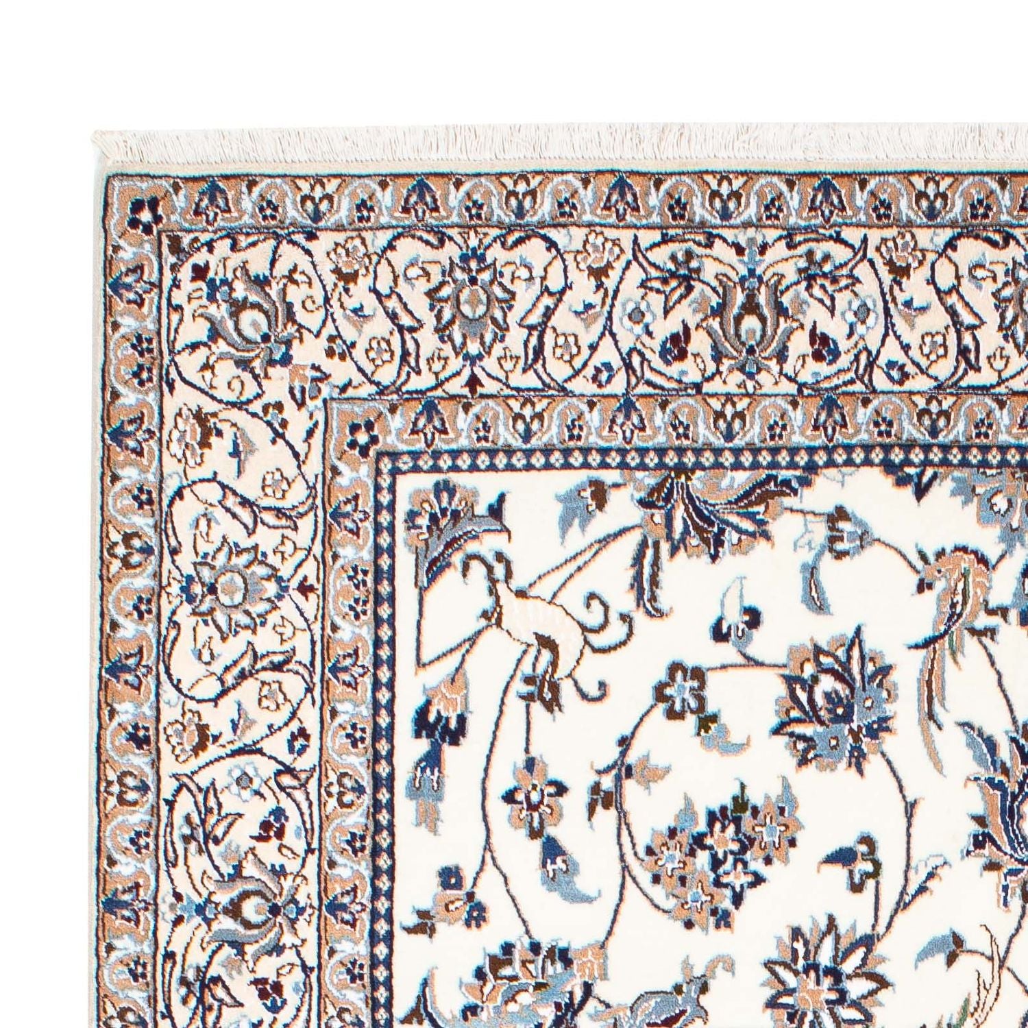 Tapis persan - Nain - Royal - 261 x 155 cm - beige