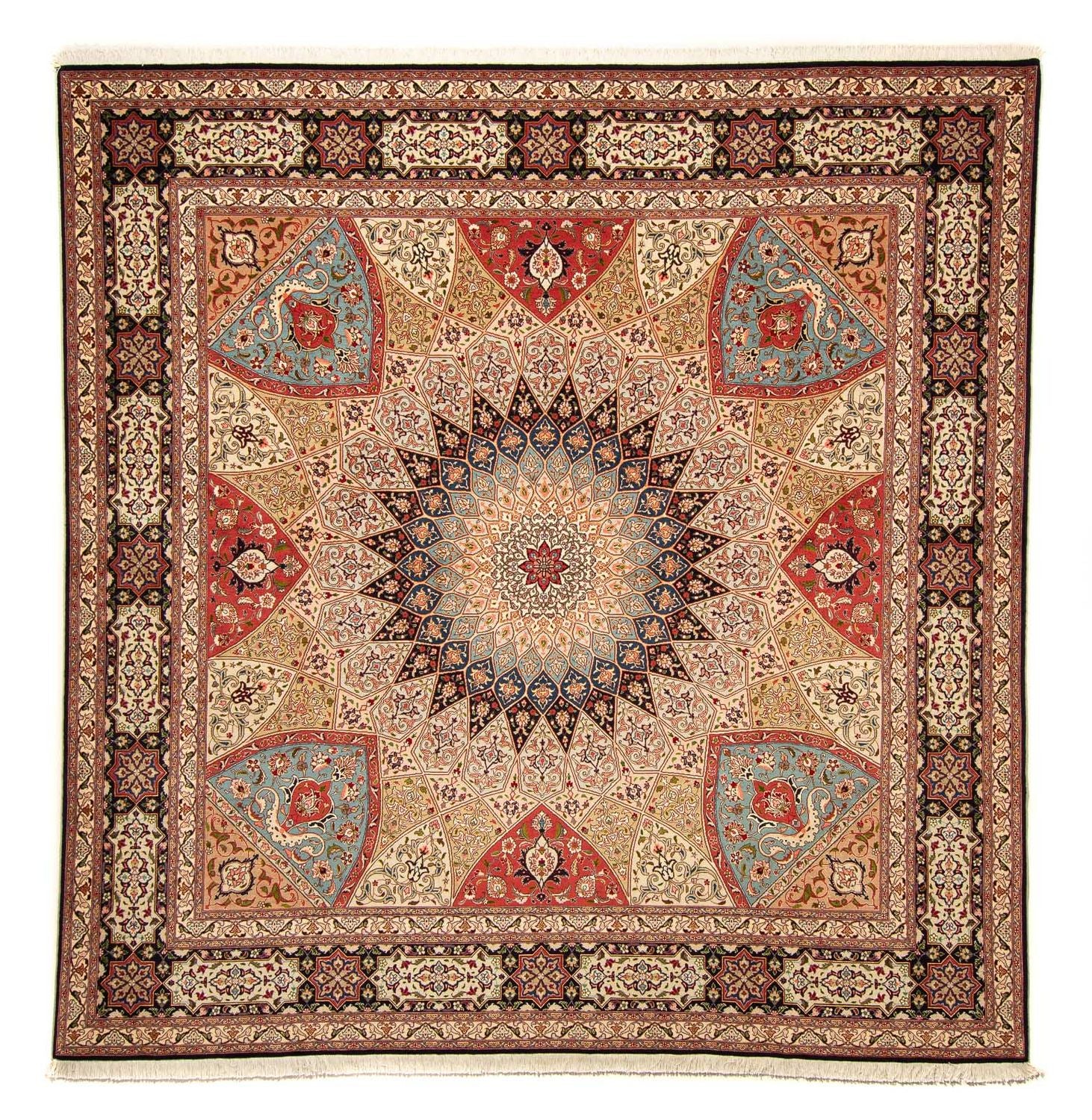 Tapis persan - Tabriz - Royal carré  - 254 x 250 cm - multicolore