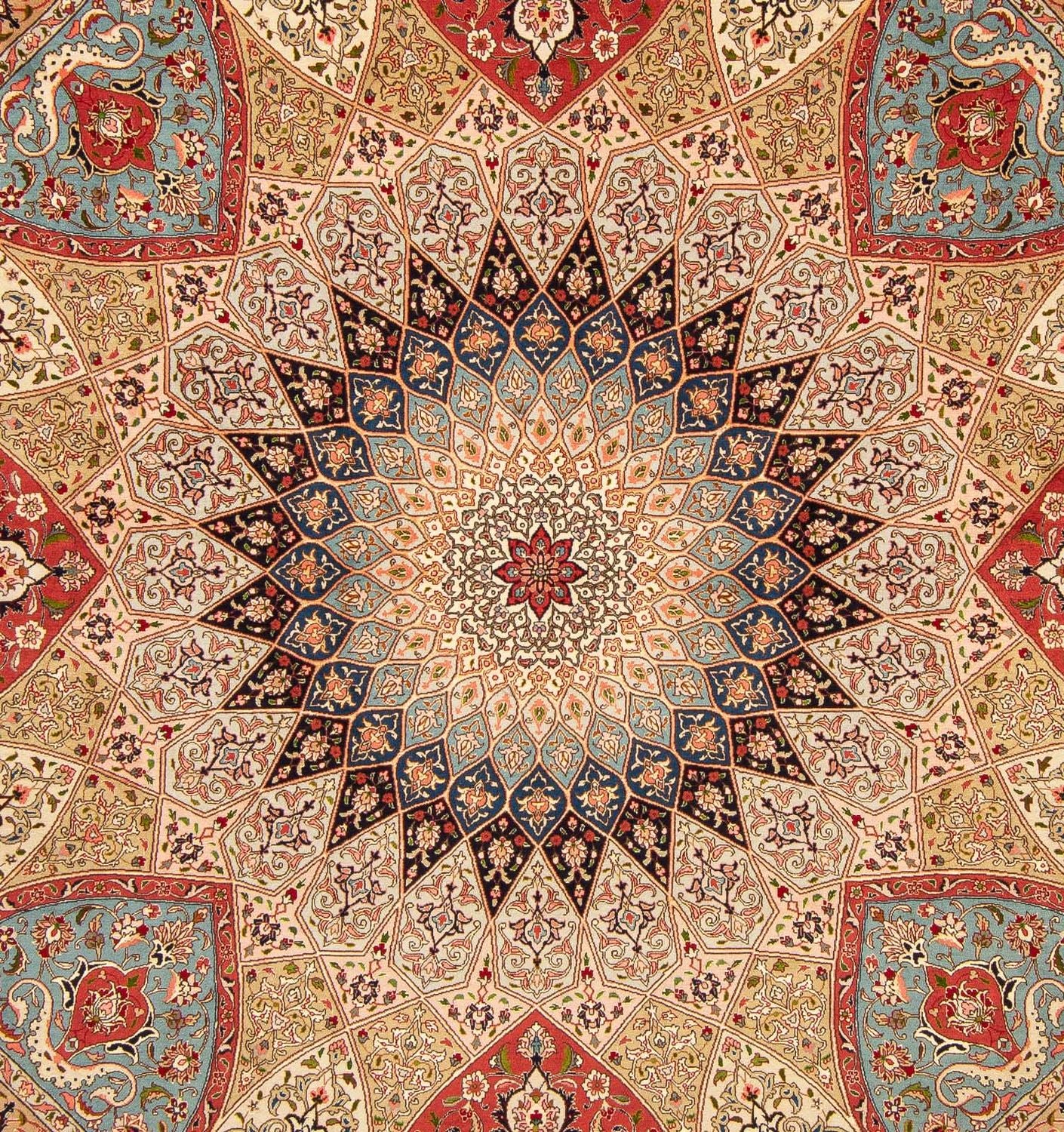 Tapis persan - Tabriz - Royal carré  - 254 x 250 cm - multicolore