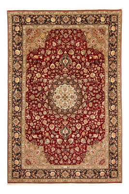Tapis persan - Tabriz - Royal - 364 x 247 cm - rouge foncé