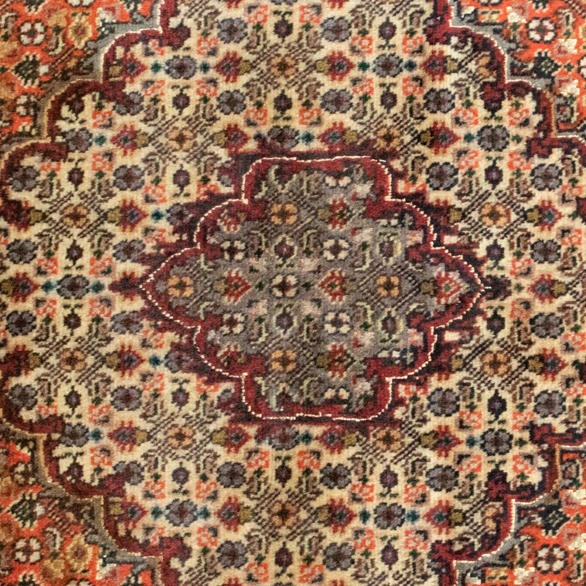 Tapis persan - Tabriz - Royal - 196 x 153 cm - rouille