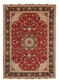 Tapis persan - Tabriz - Royal - 352 x 252 cm - rouge foncé