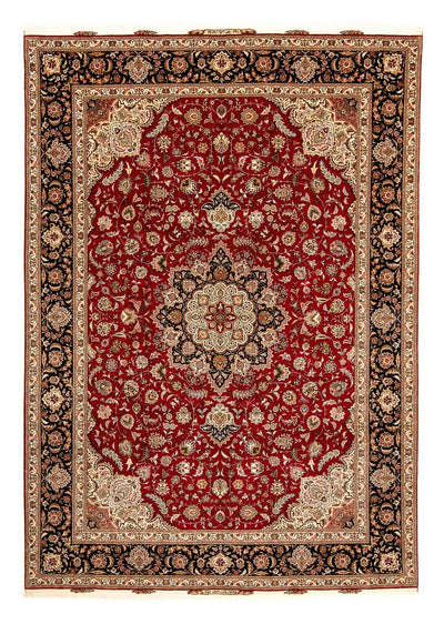 Tapis de Tabriz - 50 rangs Tapis 252x352cm - Tapis persan - rouge foncé