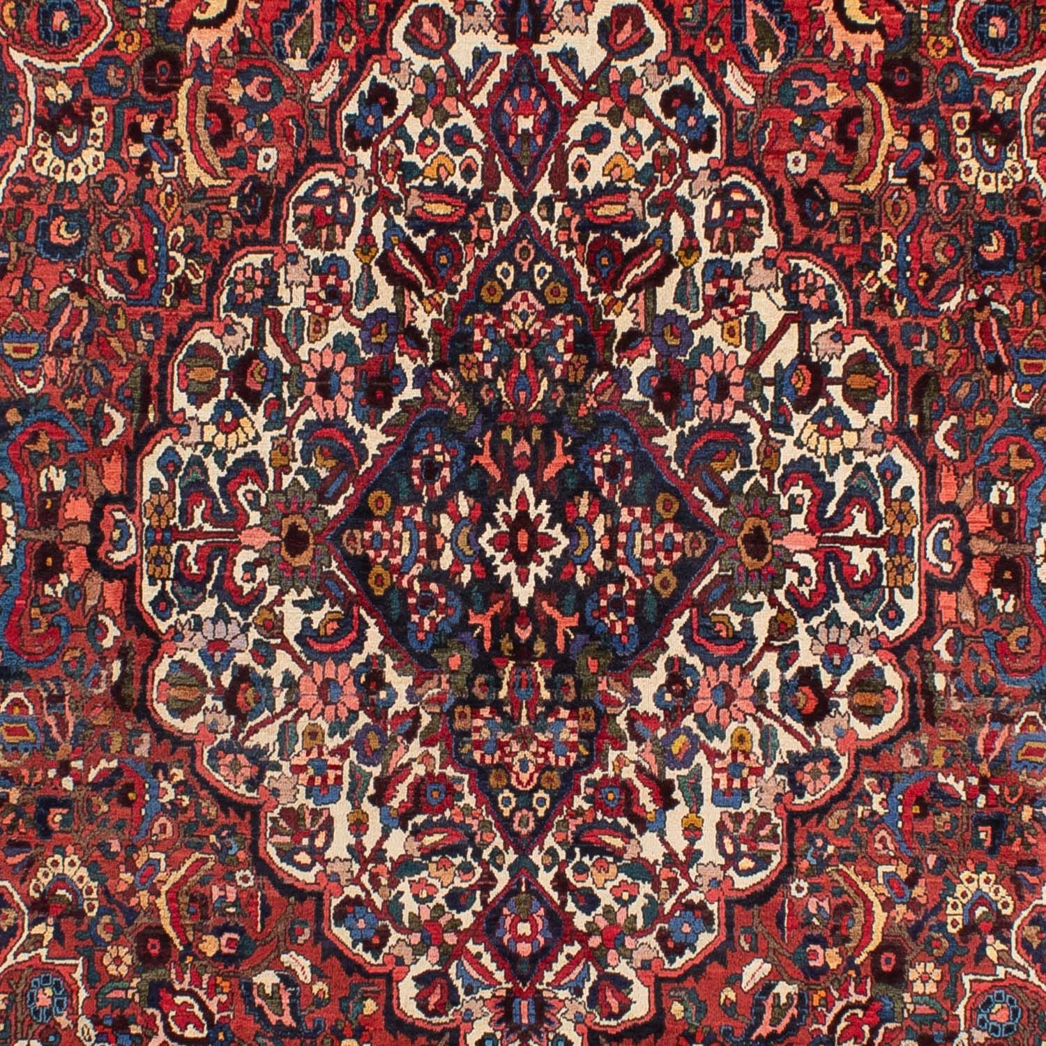 Tapis persan - Nomadic - 312 x 202 cm - rouge foncé