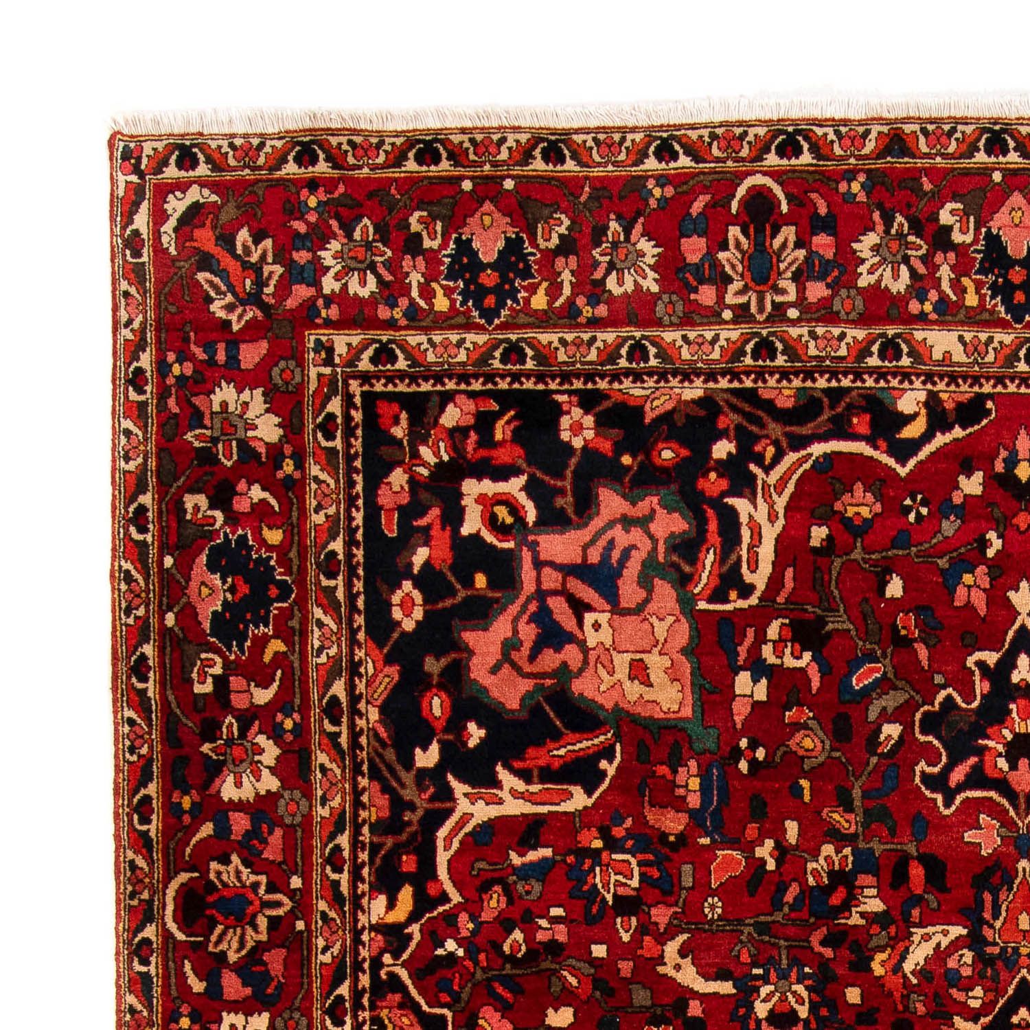 Tapis persan - Nomadic - 360 x 260 cm - rouge foncé