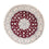 Tapis persan - Nain ronde  - 245 x 245 cm - rouge foncé