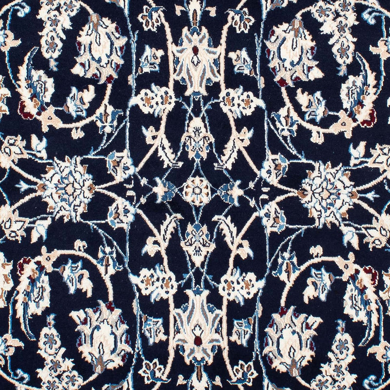 Tapis persan - Nain - Royal - 231 x 155 cm - bleu foncé
