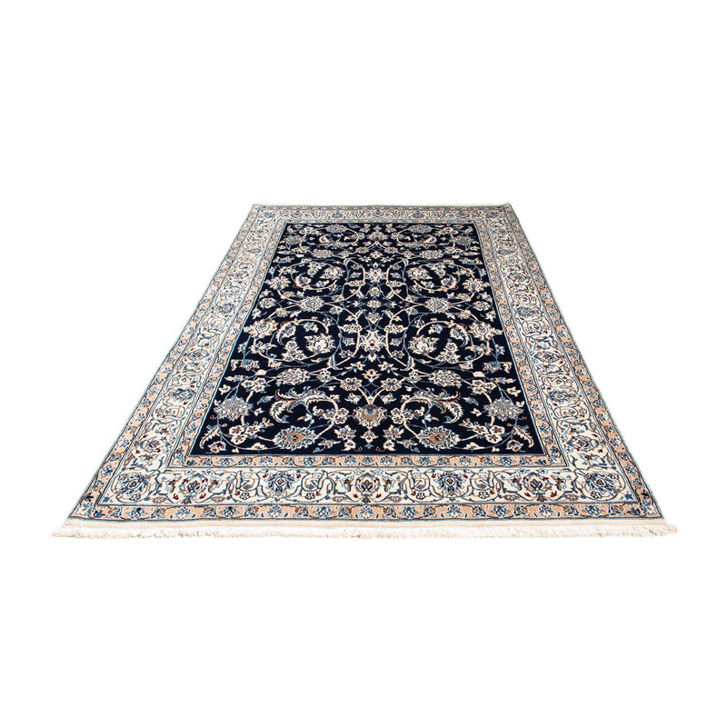 Tapis persan - Nain - Royal - 231 x 155 cm - bleu foncé