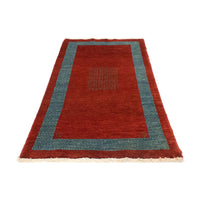 Tapis de couloir Tapis Gabbeh - Loribaft Persan - 174 x 88 cm - rouge