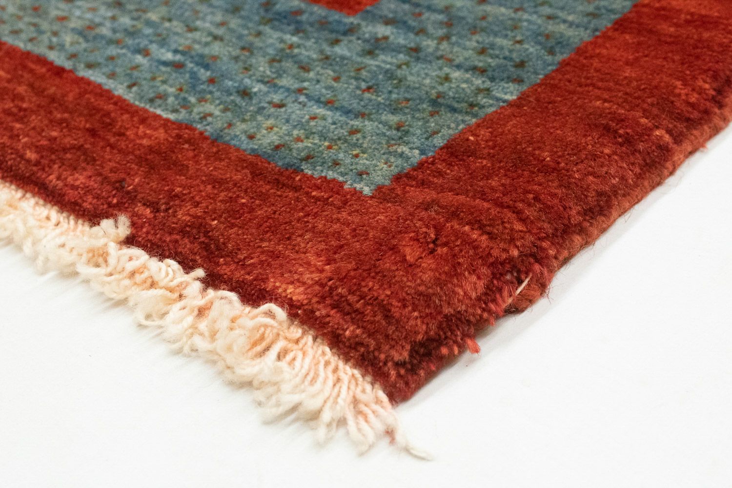 Tapis de couloir Tapis Gabbeh - Loribaft Persan - 174 x 88 cm - rouge