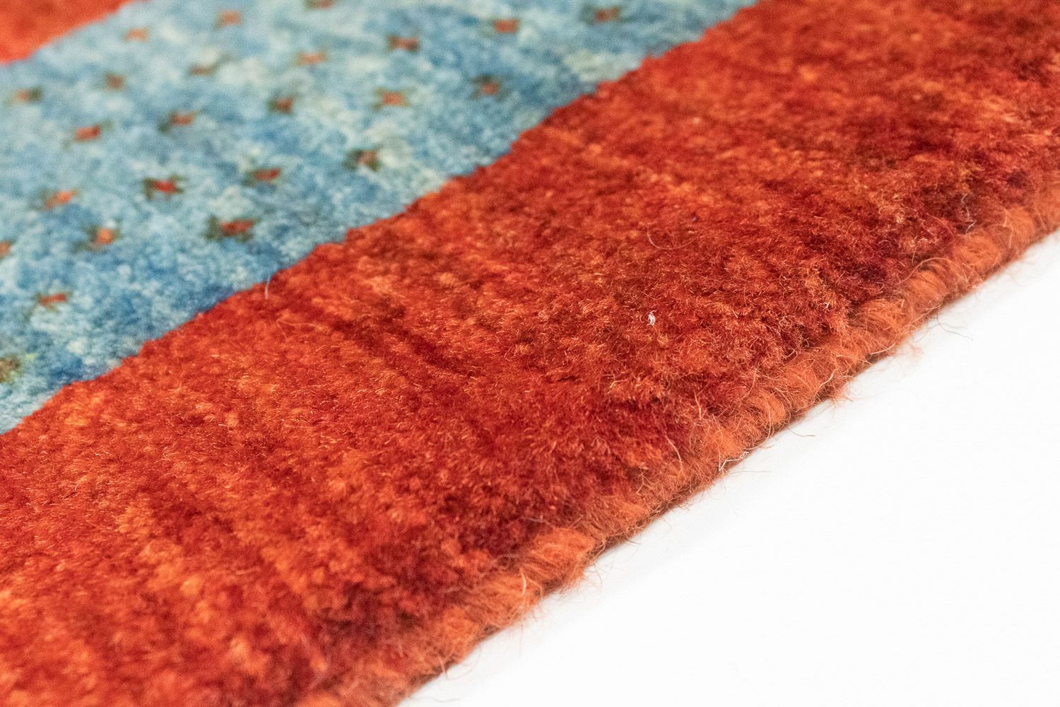 Tapis de couloir Tapis Gabbeh - Loribaft Persan - 174 x 88 cm - rouge