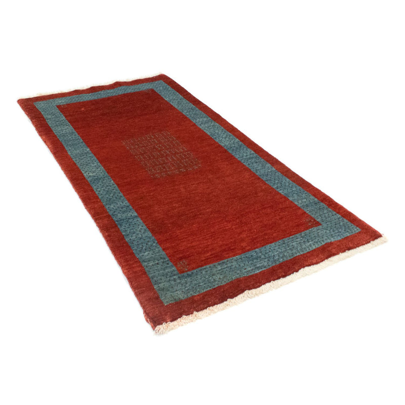 Tapis de couloir Tapis Gabbeh - Loribaft Persan - 174 x 88 cm - rouge