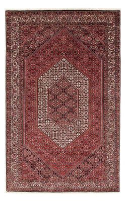 Tapis persan - Bidjar - 255 x 153 cm - rouge foncé