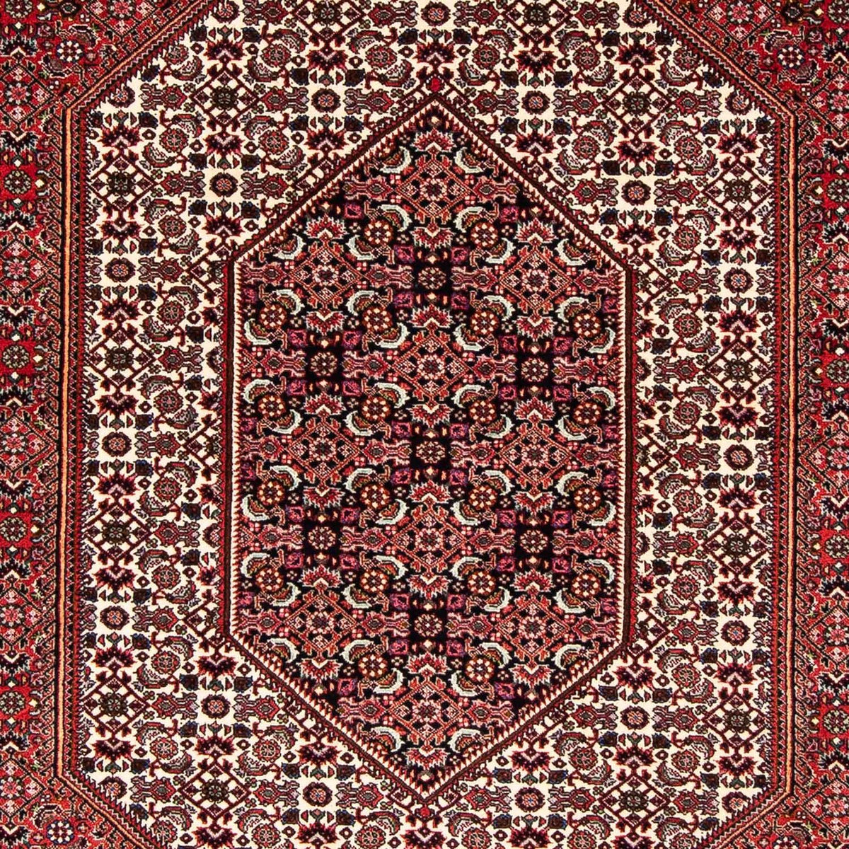 Tapis persan - Bidjar - 255 x 153 cm - rouge foncé