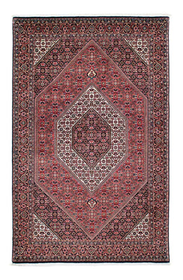 Tapis persan - Bidjar - 210 x 136 cm - rouge clair