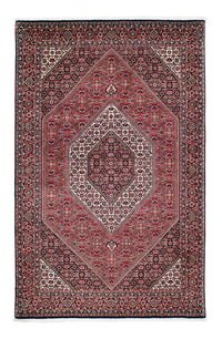Tapis persan - Bidjar - 210 x 136 cm - rouge clair