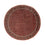 Tapis persan - Bidjar ronde  - 250 x 250 cm - rouge foncé