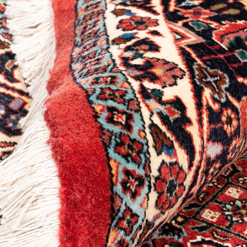 Tapis persan - Bidjar ronde  - 250 x 250 cm - rouge foncé