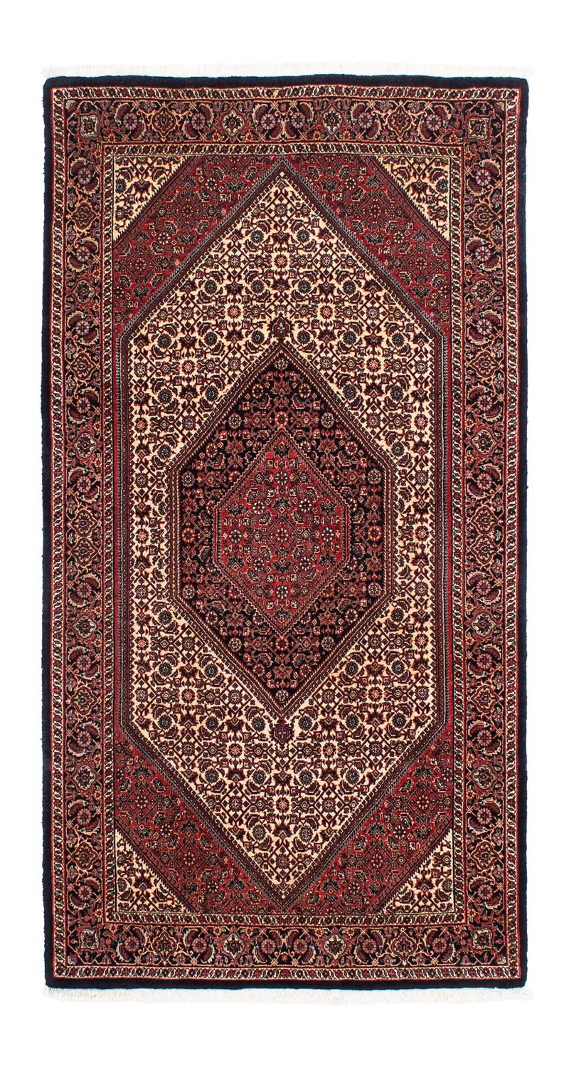 Tapis de couloir Tapis persan - Bidjar - 198 x 102 cm - beige