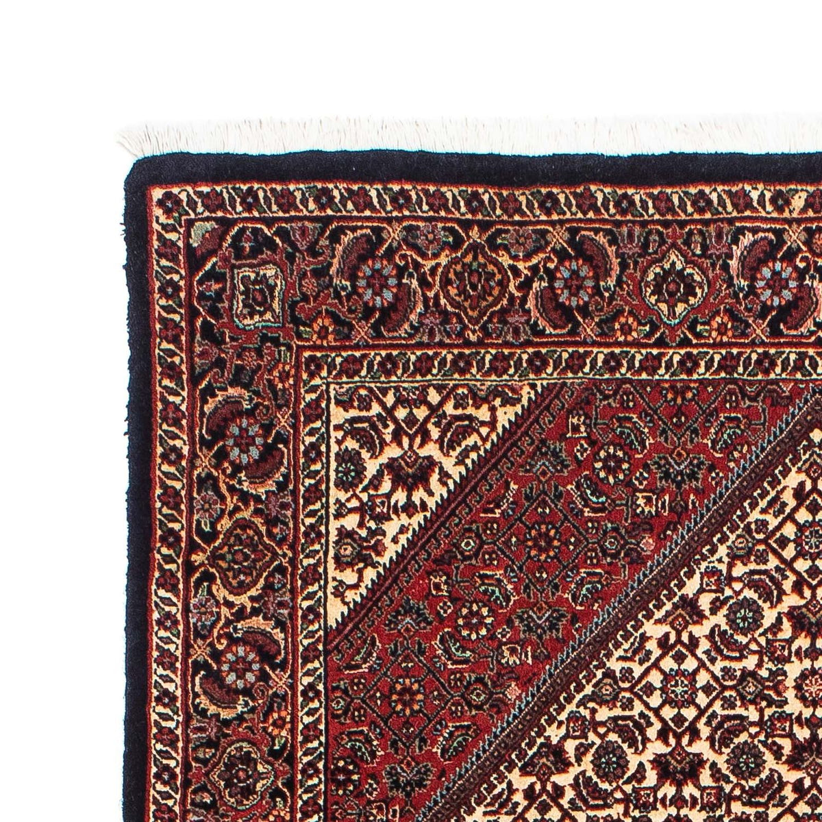 Tapis de couloir Tapis persan - Bidjar - 198 x 102 cm - beige