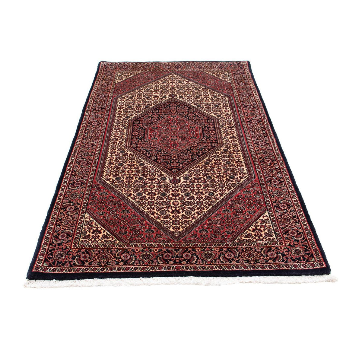 Tapis de couloir Tapis persan - Bidjar - 198 x 102 cm - beige