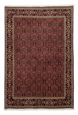 Tapis persan - Bidjar - 246 x 172 cm - rouge foncé