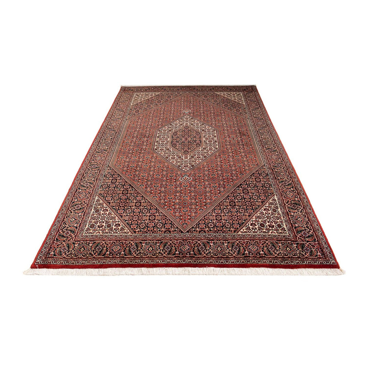 Tapis persan - Bidjar - 252 x 150 cm - rouge