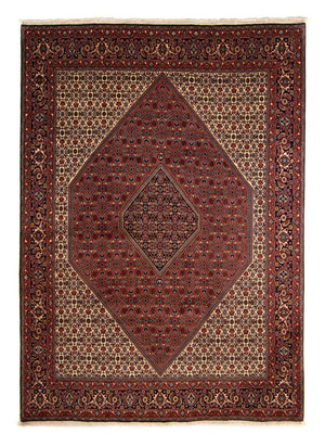 Tapis persan - Bidjar - 337 x 250 cm - rouge foncé
