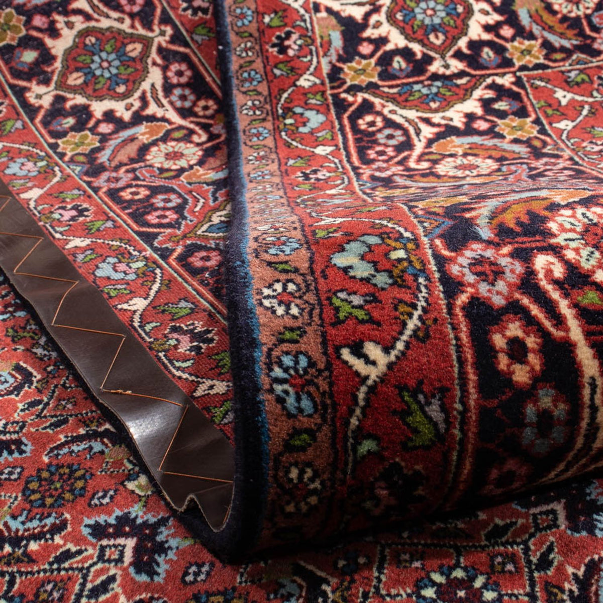 Tapis persan - Bidjar - 337 x 250 cm - rouge foncé