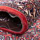 Tapis de couloir Tapis persan - Bidjar - 380 x 75 cm - rouge foncé