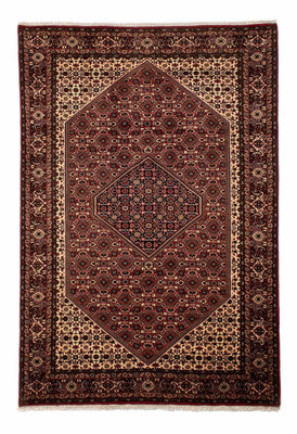 Tapis persan - Bidjar - 297 x 202 cm - rouge foncé