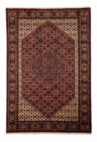 Tapis persan - Bidjar - 297 x 202 cm - rouge foncé