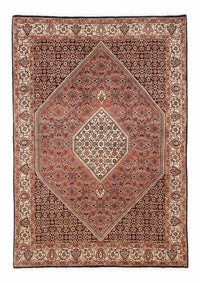 Tapis persan - Bidjar - 242 x 165 cm - rouge clair