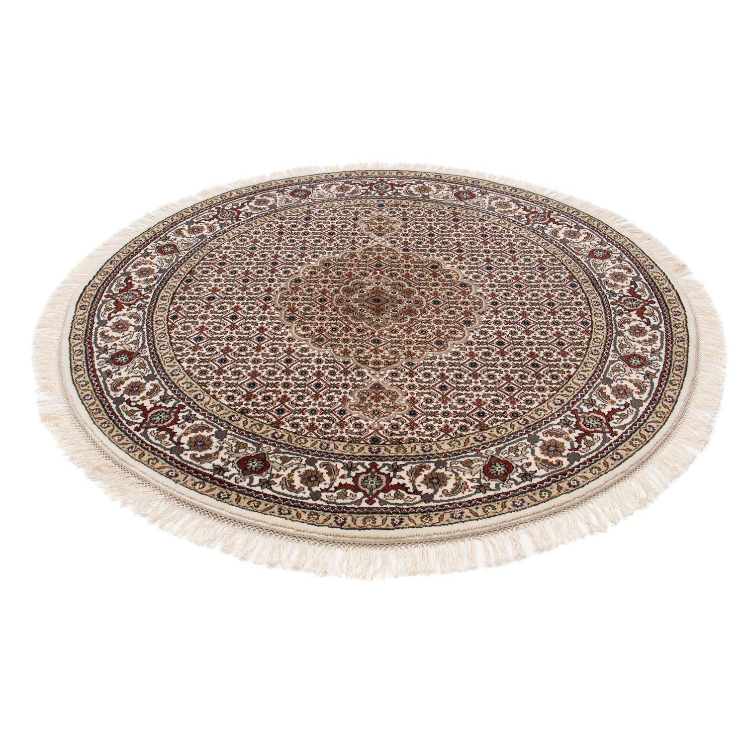 Tapis persan - Tabriz ronde  - 148 x 147 cm - multicolore