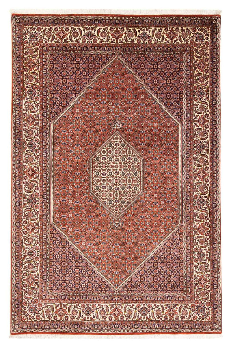 Tapis persan - Bidjar - 245 x 167 cm - marron clair