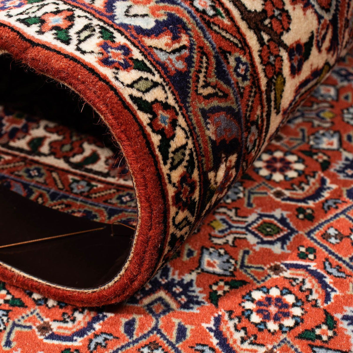 Tapis persan - Bidjar - 245 x 167 cm - marron clair