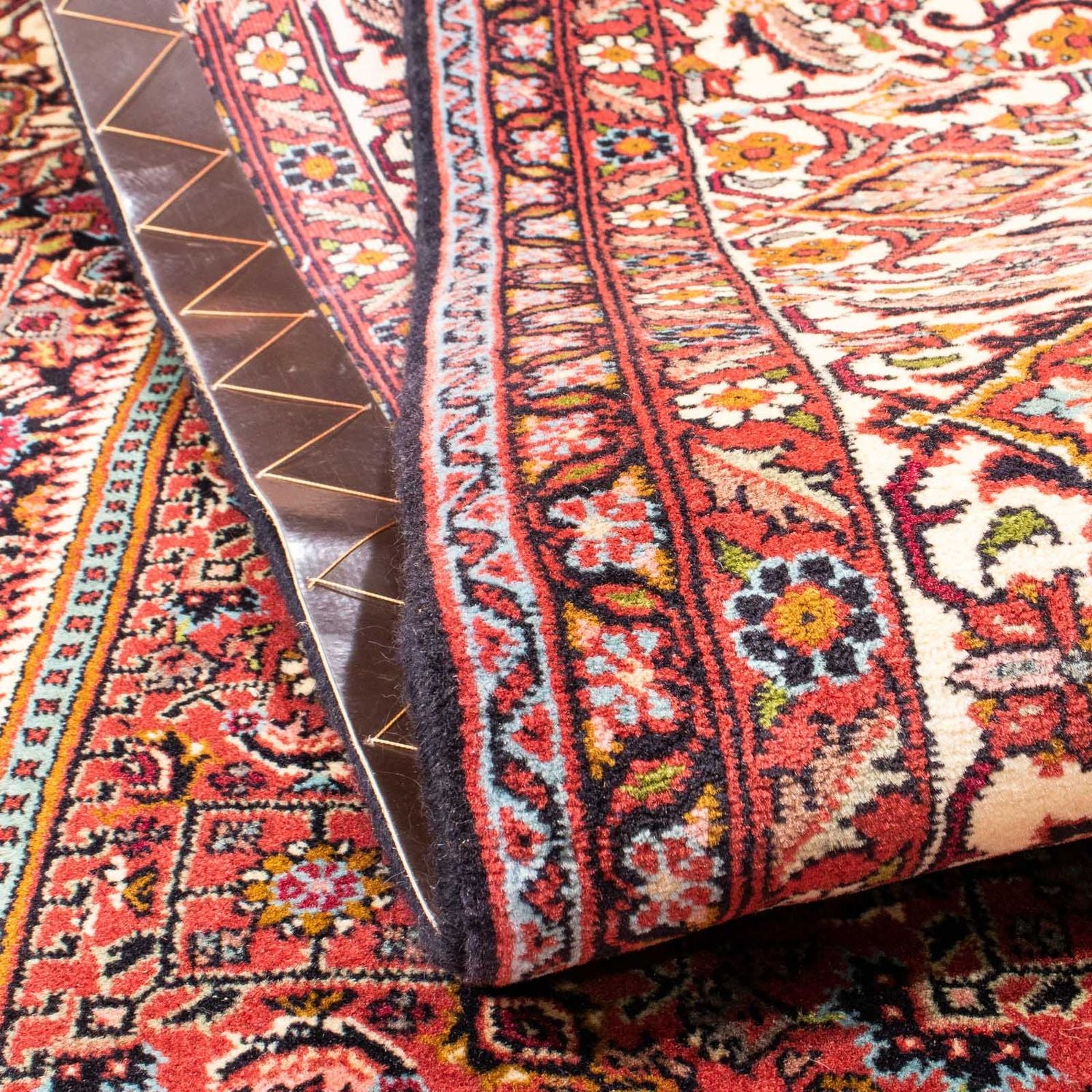 Tapis persan - Bidjar - 242 x 171 cm - marron